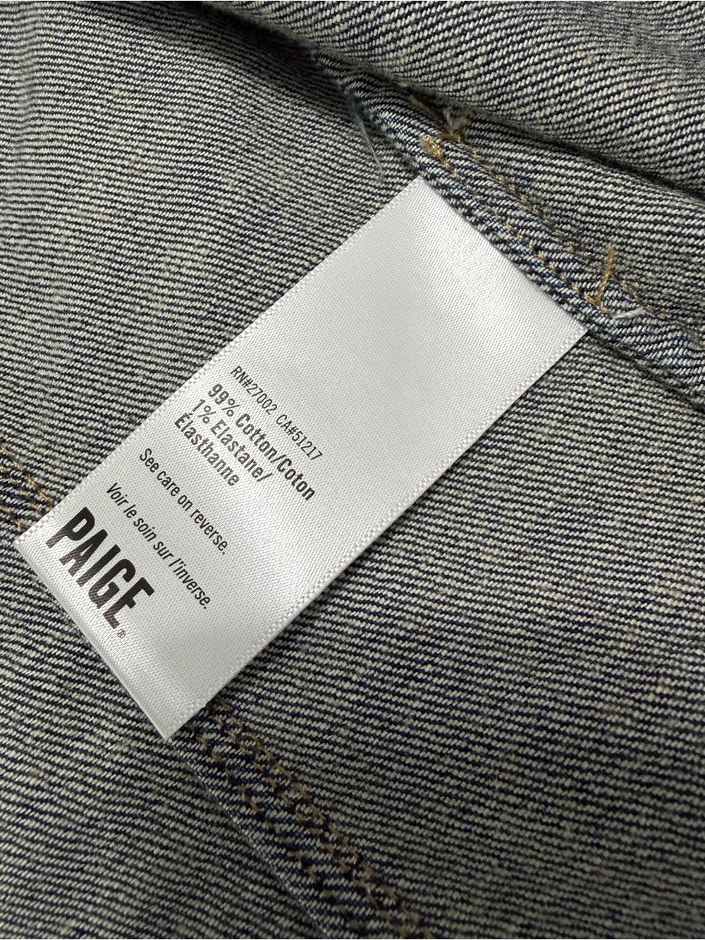 Paige Denim Jacket Small Women’s Blue Slim Fit Short Buttons - Picture 6 of 11